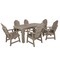 Highwood Usa Hamilton 7pc Rectangular Outdoor Patio Furniture Dining Set 72 x 42 AD-ST7HM1CO4AA-WBR - alternate 1
